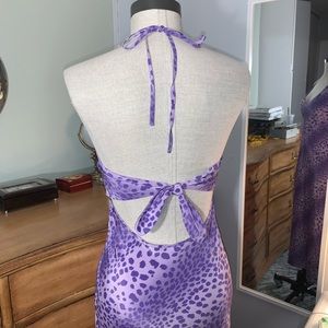Sexy Victoria’s Secret Purple Cheetah Slip Dress!